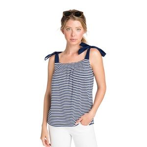 NWT Vineyard vines Striped Tie Shoulder Top S